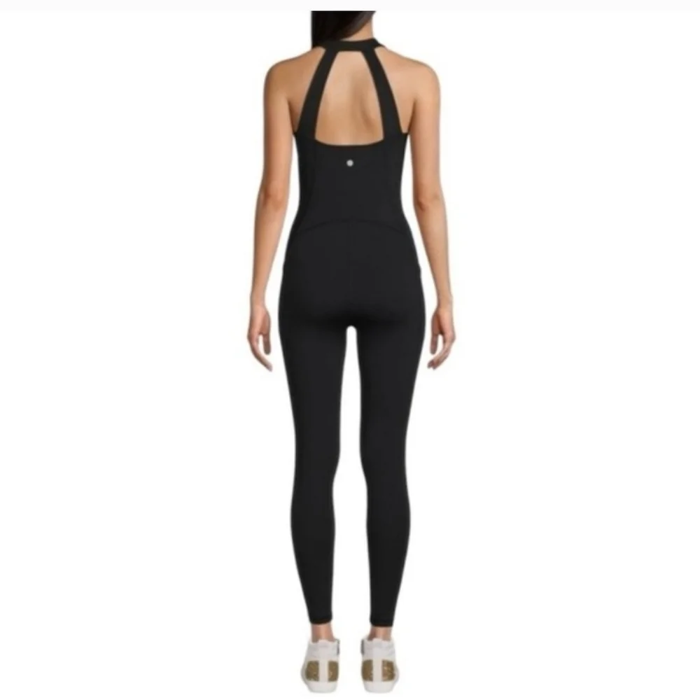 armony balance Black halter Jumpsuit Size M - Picture 2 of 13